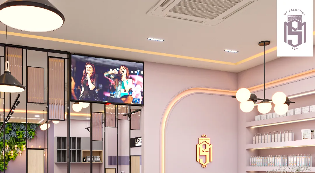 My Salounge salon interior and guest looks